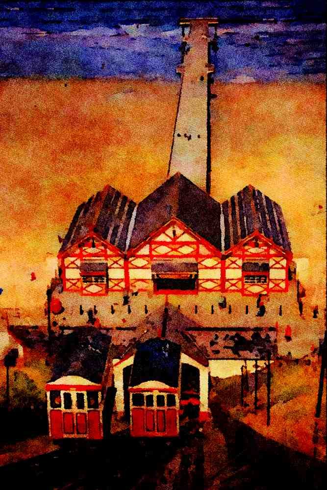 625067 Saltburn Pier, North Yorkshire A4 Limited Edition Watercolour Print