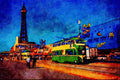 625069 North Shore, Blackpool, Lancashire A4 Limited Edition Watercolour Print