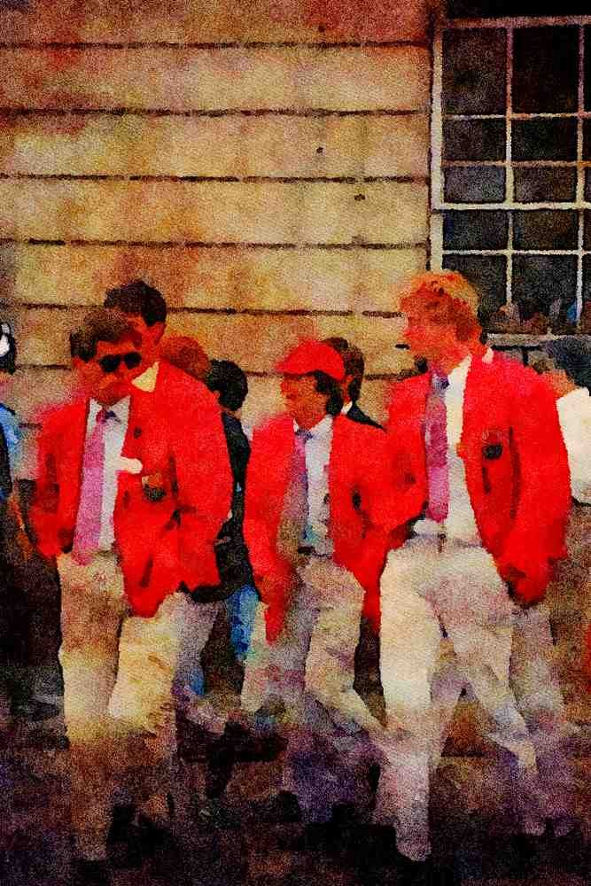 625082 The Boys A4 Limited Edition Watercolour Print