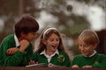 625084 Pupils At School In Hampshire A4 Photo Print