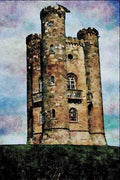 625096 Broadway Tower, Gloucestershire A4 Limited Edition Watercolour Print