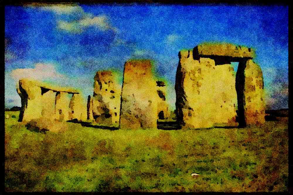 625099 Stonehenge A4 Limited Edition Watercolour Print