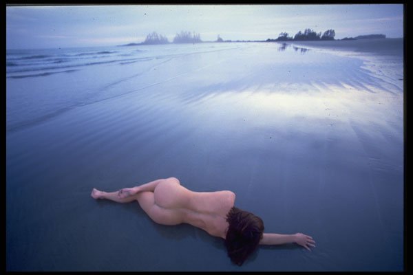 626053 Nude On Chesterman Beach, Tofino, B.C. A4 Photo Print