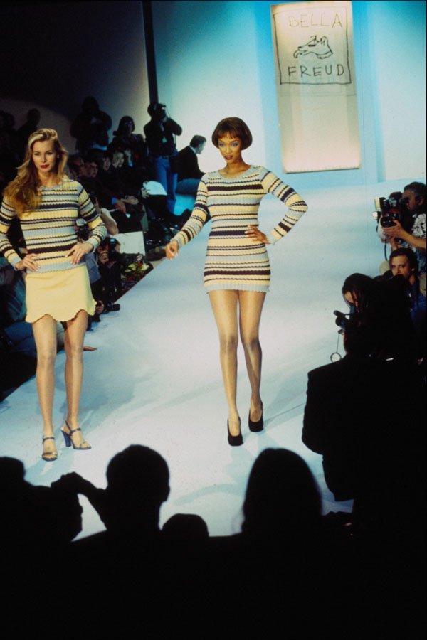 627005 Striped Dress And Matching Separates A4 Photo Print