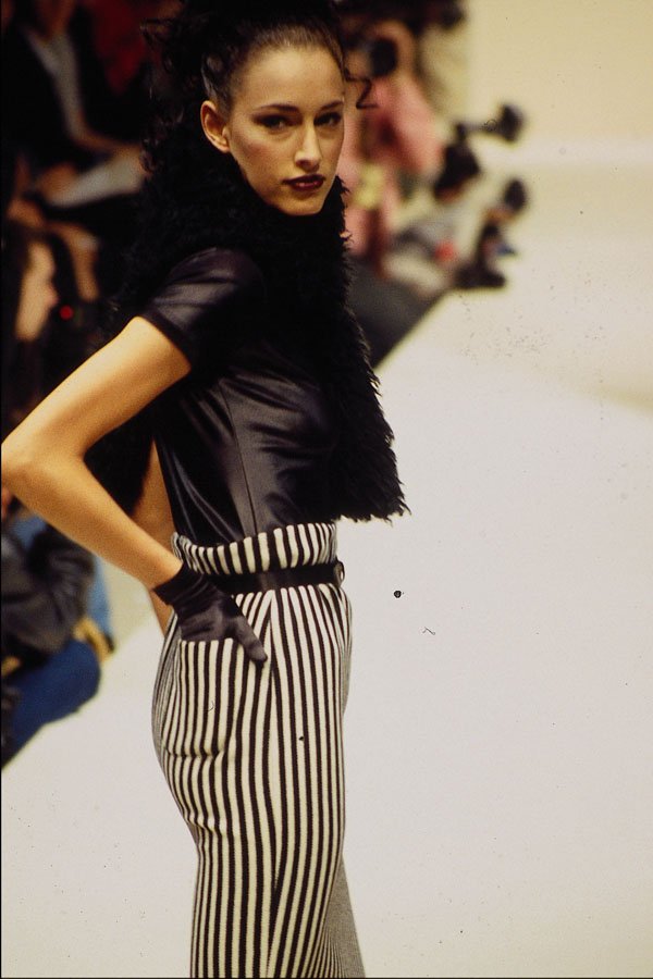 627025 Roland Klein Striped Trousers A4 Photo Print