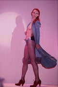 627041 Alexander McQueen, Blue Coat A4 Photo Print