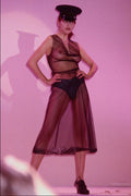 627048 Alexander McQueen, See through Dress A4 Photo Print