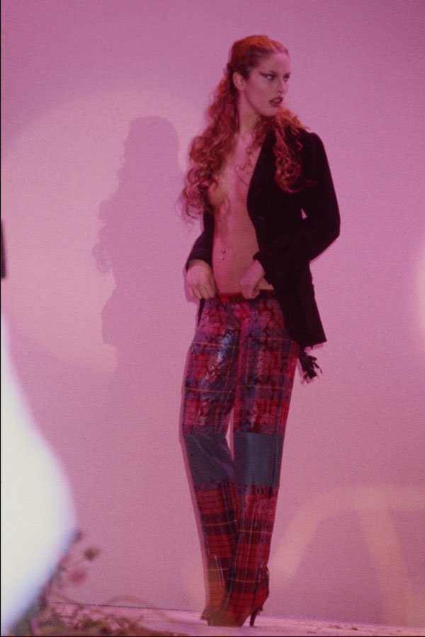 627055 Alexander McQueen, Tartan Trousers A4 Photo Print