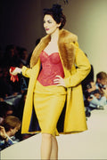 627072 Edina Ronay, Yellow Outfit A4 Photo Print