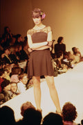 627083 Edina Ronay, Brown Dress A4 Photo Print