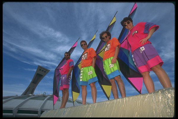 628010 Team Flying A4 Photo Print