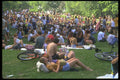 628032 Crowd At An Outdoor Concert On The Mountain, Quebec A4 Photo Print