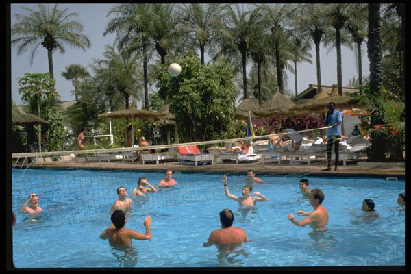 628033 Senegambia Hotel Pool, Gambia, Africa A4 Photo Print