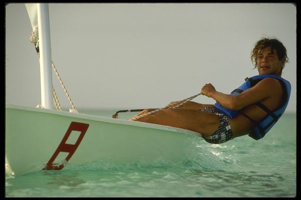 628041 Sailing A Laser, Turks And Caicos Islands, Caribbean A4 Photo Print