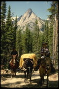 628045 On Narrow Trail, Mt. Indivincable A4 Photo Print