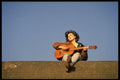 628052 Guitarist, Blackpool Promenade, England A4 Photo Print