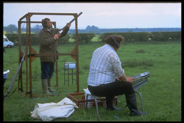 628071 Clay Pigeon Shoot, U.K. A4 Photo Print