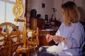 628074 Stephanie Spinning Yarn, Scotland A4 Photo Print