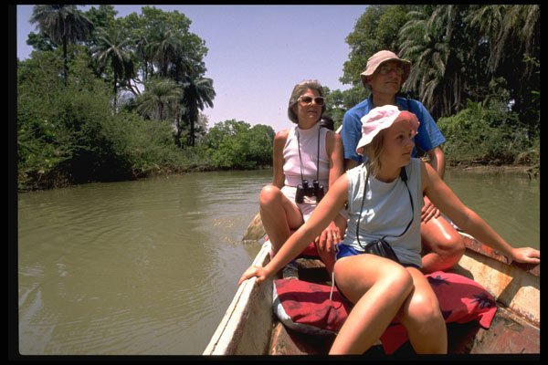 629018 Boat Trip On The River Gambia A4 Photo Print