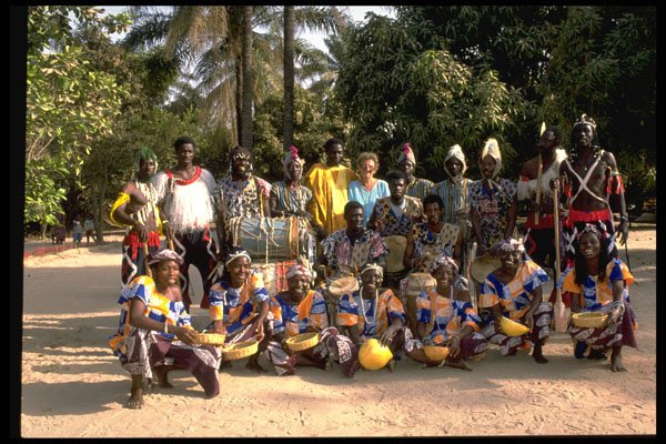 629022 African Experience Dance Troupe, Gambia A4 Photo Print