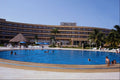 629091 Swimming Pool And Hotel, Cotonou, Benin A4 Photo Print