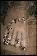 630009 Tourists On Great Buddha's Foot, Leshan A4 Photo Print