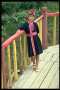 630013 A Young Girl In Traditional Costume, Hainan A4 Photo Print