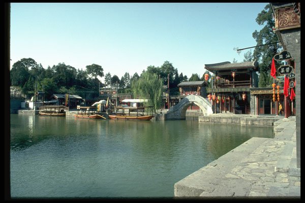 630014 Imperial Shopping Arcade At Summer Palace, Beijing A4 Photo Print