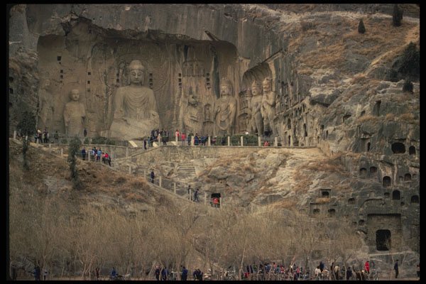 630036 Longmen Grottos, Fengxian Temple, Luoyang A4 Photo Print