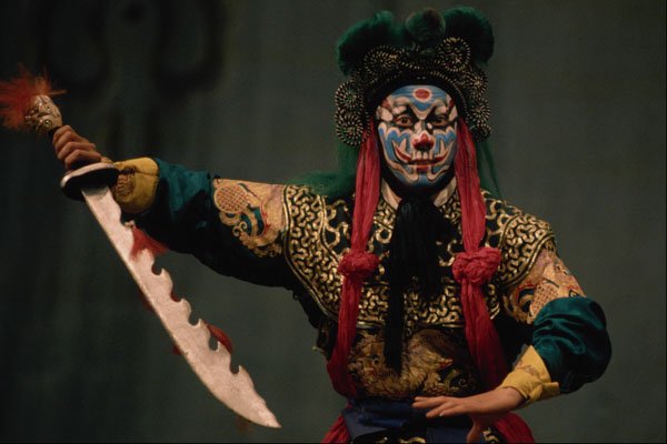 630055 Performing The Monkey King , Beijing Opera A4 Photo Print