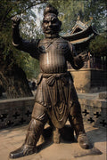 630085 Figure Cast In 1097 AD, Jinci Temple, Shanxi Province A4 Photo Print