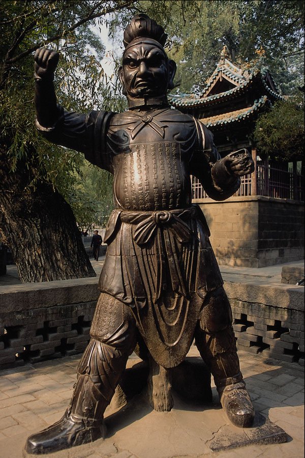 630085 Figure Cast In 1097 AD, Jinci Temple, Shanxi Province A4 Photo Print
