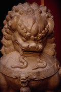 630087 Chinese Sculpture Of A Lion A4 Photo Print