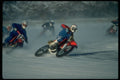 631007 Motorcycle Ice Races, Sundre Alberta, Expert Open A4 Photo Print