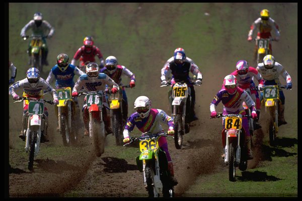 631021 Motocross Grand Prix, Hawkstone Park, England A4 Photo Print