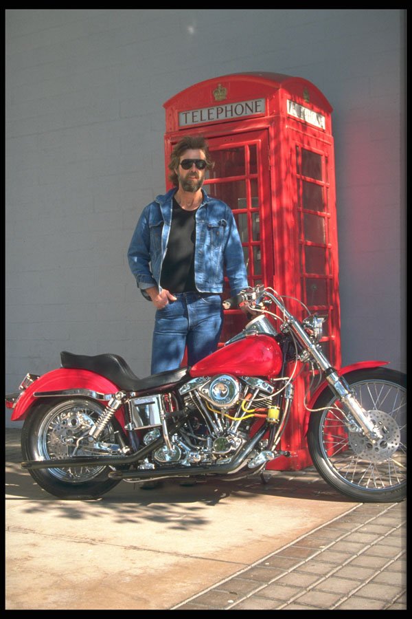 631023 A Man And His Harley, San Francisco A4 Photo Print