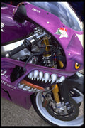 631034 Team Mauri Honda RC45 Fairing And Forks A4 Photo Print