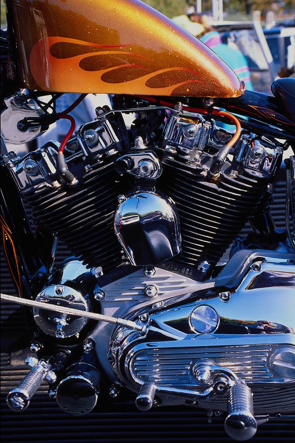 631056 Motorcycle Engine A4 Photo Print