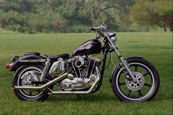 631078 Harley Davidson Motorcycle A4 Photo Print
