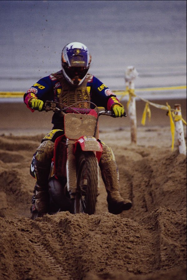 631095 Motorcross, Weymouth Beach, England A4 Photo Print