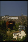 632004 The Hollywood Sign, Hollywood, California A4 Photo Print