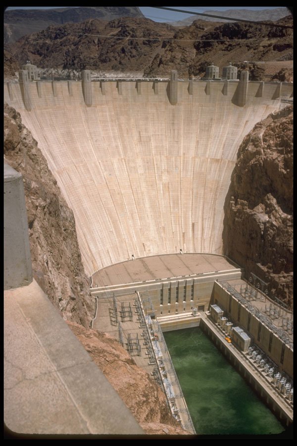 632014 Hoover Dam, Lower Face, Nevada Arizona A4 Photo Print