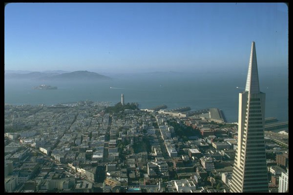 632018 View Of Transamerica Building And Coit Tower, San Francisco A4 Photo Print
