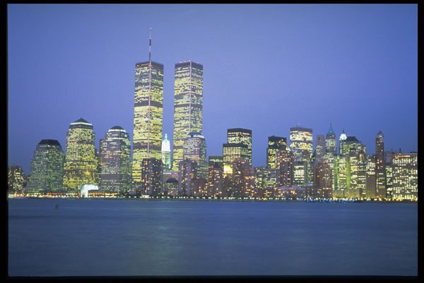 632042 Manhattan Skyline, New York City A4 Photo Print