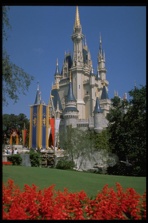 632053 Castle At Walt Disney World, Orlando, Florida A4 Photo Print