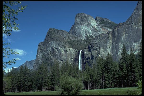 632056 Yosemite Valley Falls A4 Photo Print