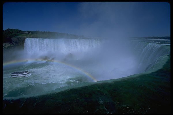 632063 Niagara Falls And Maid Of The Mist, New York A4 Photo Print