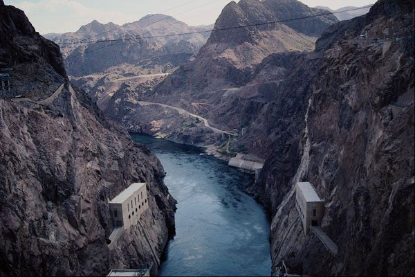632073 View From Hoover Dam, Nevada Arizona A4 Photo Print