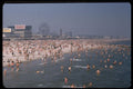632081 Crowded Beach, Coney Island, New York A4 Photo Print