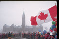 633006 Crowd On Parliament Hill With A Flag, Ottawa, Canada A4 Photo Print